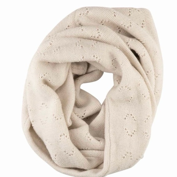 🌸 New Trendy Soft Toad & Co 100% Wool Infinity Scarf Soft Cream / Ivory Knit - Picture 2 of 3
